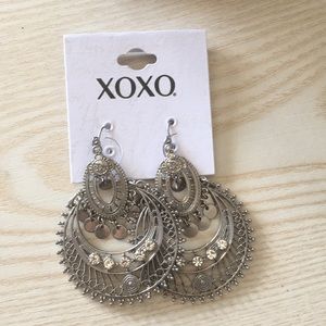 XOXO Boho Gypsy Earrings Silver